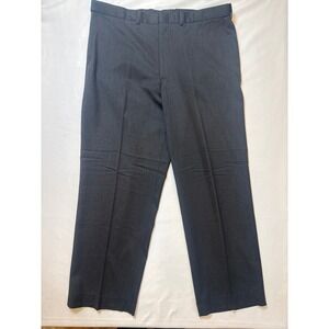 Lands End Traditional Fit Men's Gray Pinstripe Dress Pants Size 40